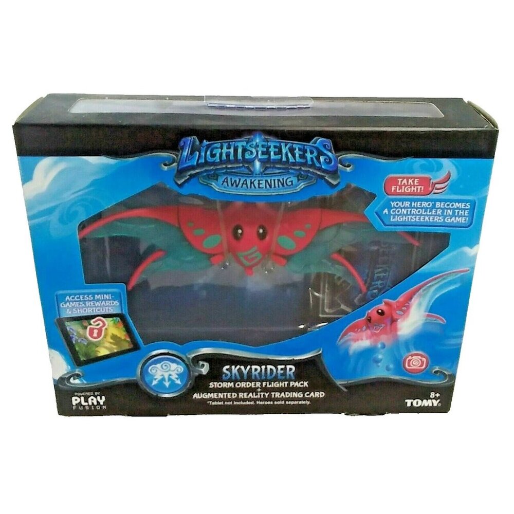 TOMY Lightseekers Awakening Flight Pack Figure and Trading Card Skyrider